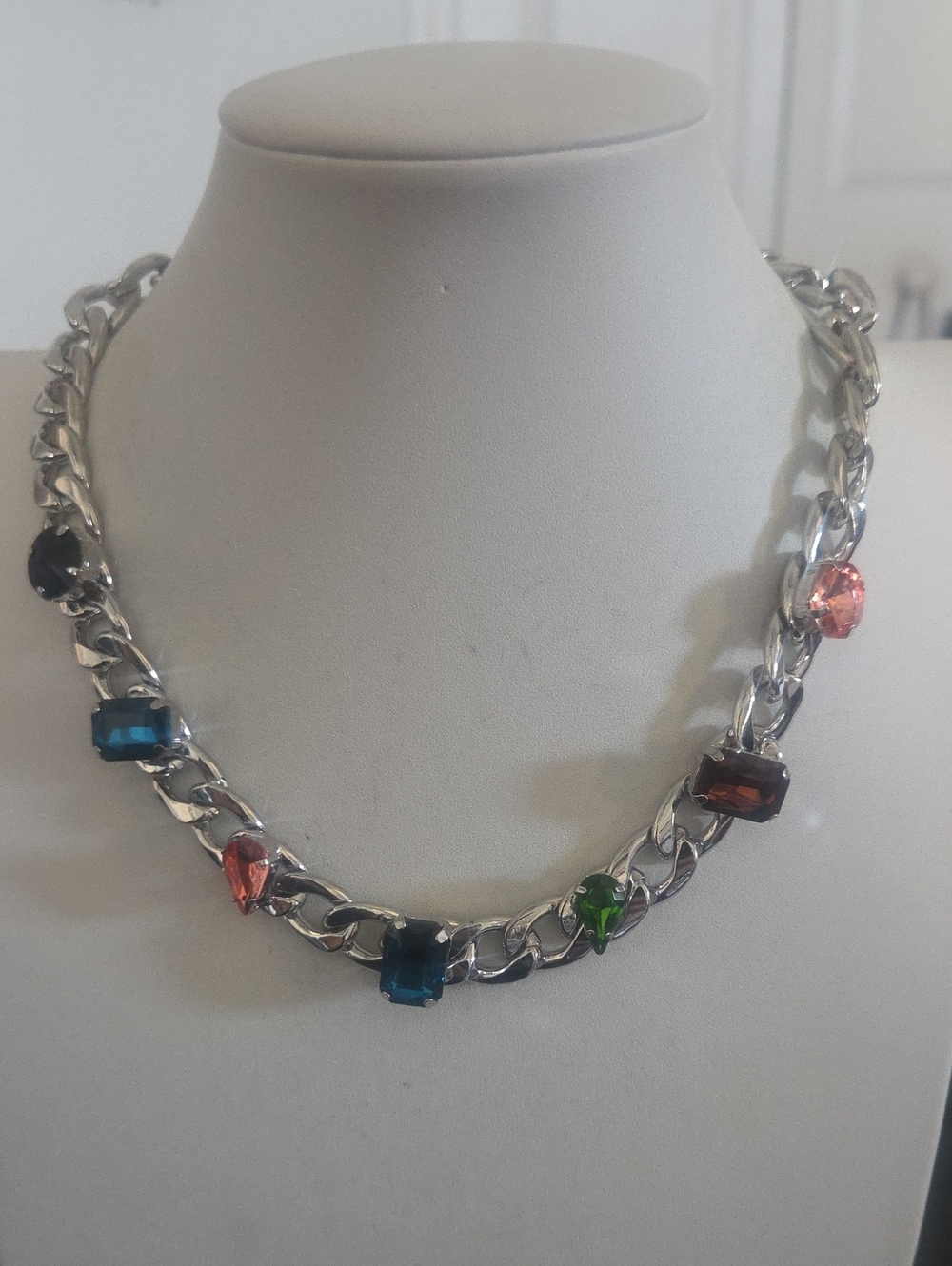 Paparazzi Multi Gem Chain Necklace NWT